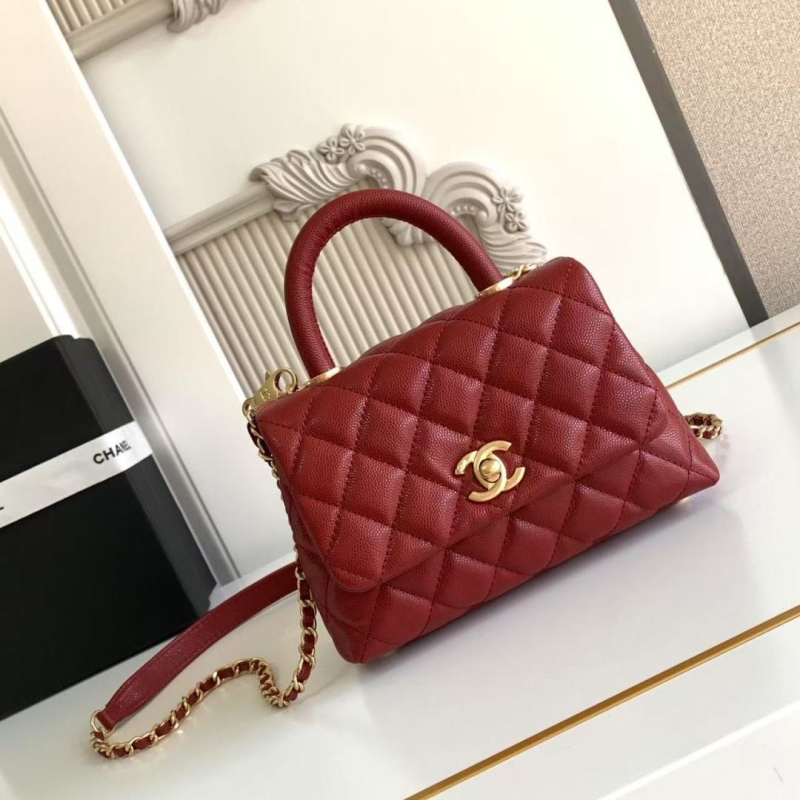 Ch**el top handle bags